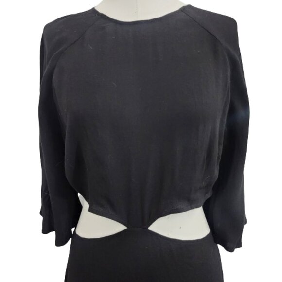 Reformation Benny Cutout Crepe Midi Dress - Picture 6 of 13